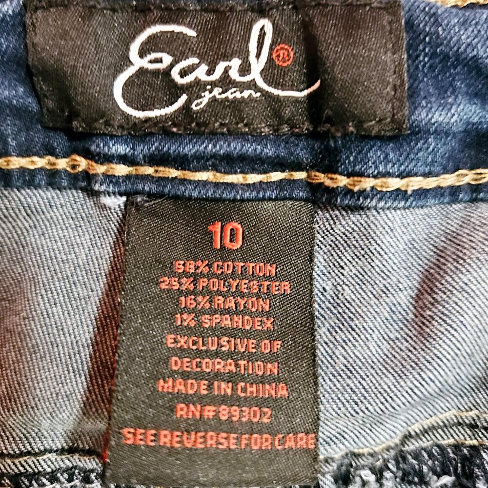 Earl Boyfriend Distressed Denim Jeans - Picture 7 of 9
